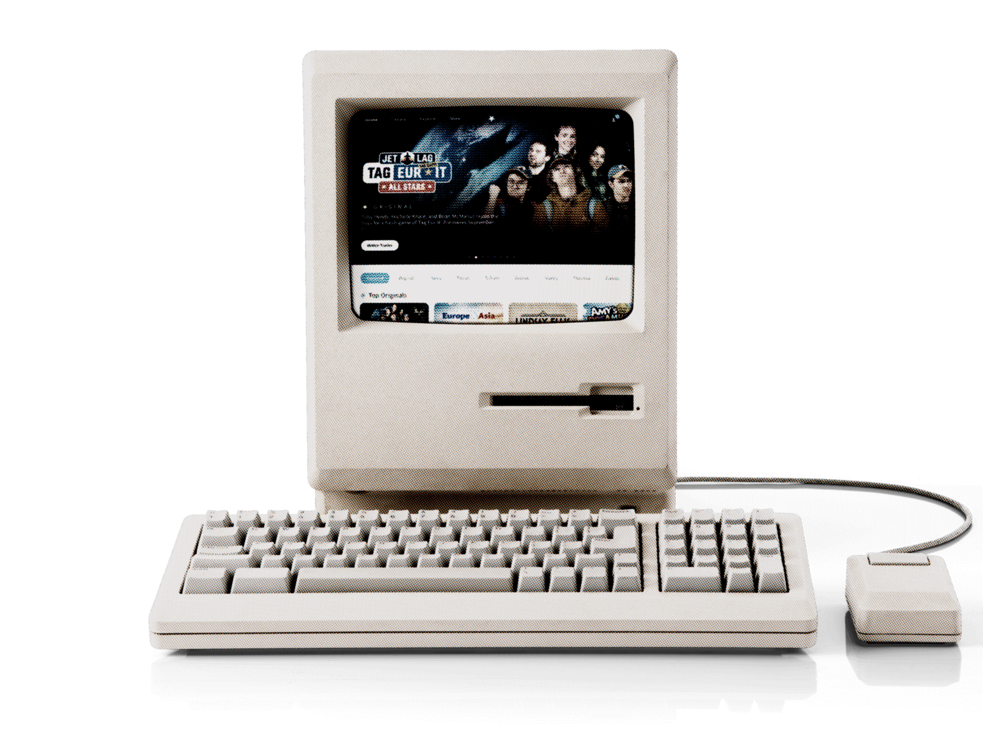 An old Macintosh with Nebula open