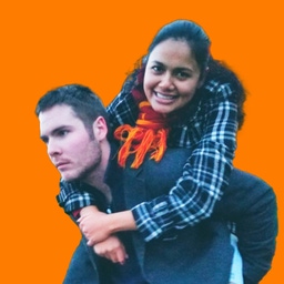 Woman Carrying Man